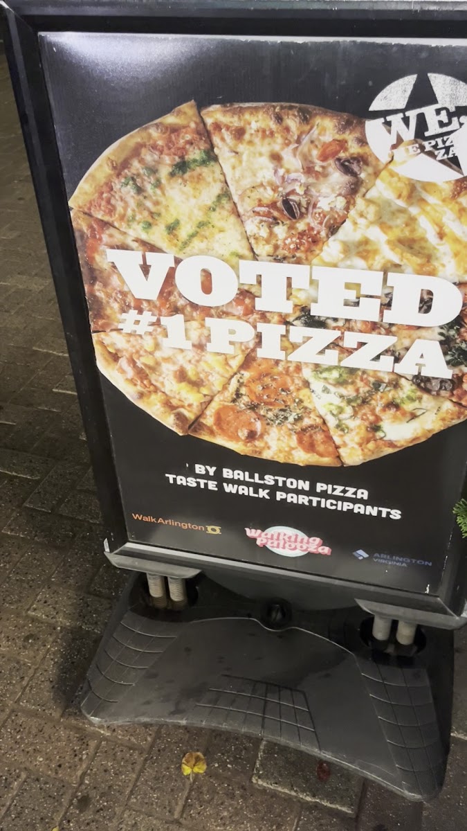 Menu We, The Pizza - Ballston-7